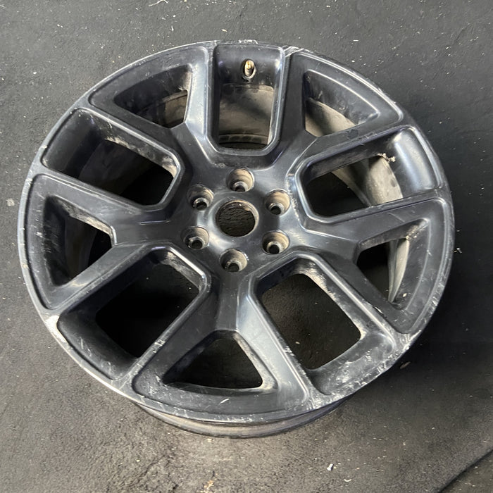 22" DODGE 1500 PICKUP 20 , 22x9, 5 spoke, opt WPH Original OEM Wheel Rim - Close-Up Detail