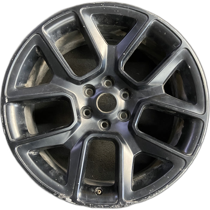 22" DODGE 1500 PICKUP 20 , 22x9, 5 spoke, opt WPH Original OEM Wheel Rim - Front View