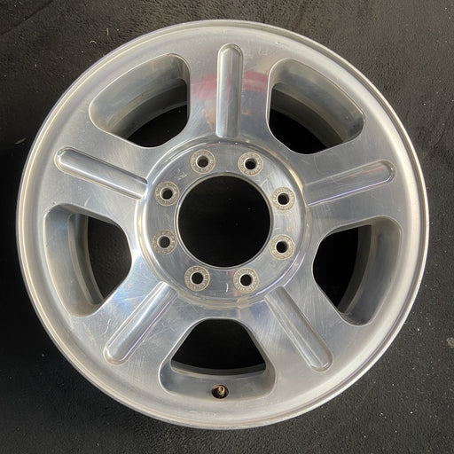 18" FORD F250SD PICKUP 05 18x8 , 5 spoke , aluminum Original OEM Wheel Rim - Angle View