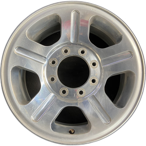18" FORD F250SD PICKUP 05 18x8 , 5 spoke , aluminum Original OEM Wheel Rim - Front View
