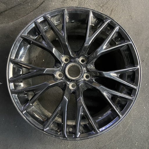 19" CORVETTE 15 front, 19x10, cast logo , black Original OEM Wheel Rim - Additional View