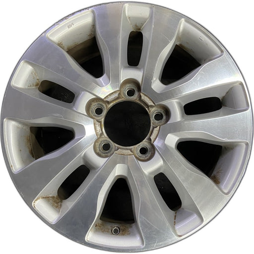 20" SEQUOIA 08-17 20x8 alloy 10 spoke silver inlay Original OEM Wheel Rim - Front View