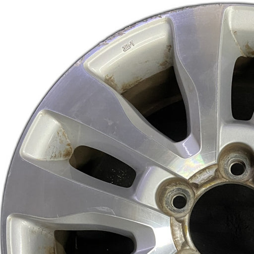 20" SEQUOIA 08-17 20x8 alloy 10 spoke silver inlay Original OEM Wheel Rim - Angle View
