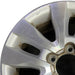 20" SEQUOIA 08-17 20x8 alloy 10 spoke silver inlay Original OEM Wheel Rim - Angle View