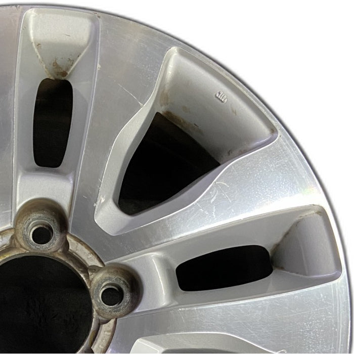 20" SEQUOIA 08-17 20x8 alloy 10 spoke silver inlay Original OEM Wheel Rim - Side Profile
