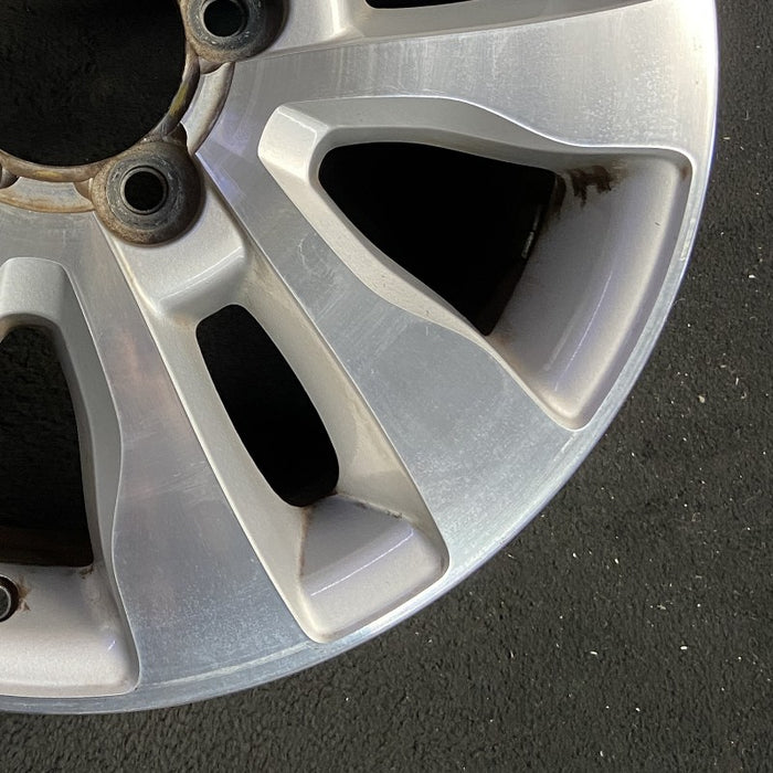20" SEQUOIA 08-17 20x8 alloy 10 spoke silver inlay Original OEM Wheel Rim - Back View
