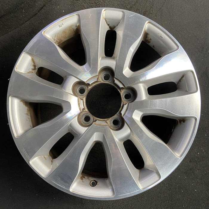 20" SEQUOIA 08-17 20x8, , 10 spoke, silver inlay Original OEM Wheel Rim - Angle View