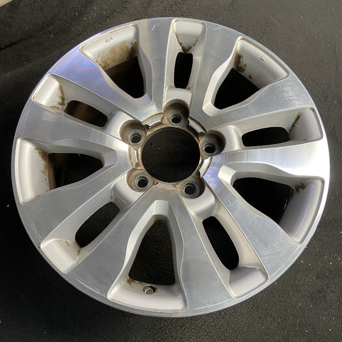 20" SEQUOIA 08-17 20x8 alloy 10 spoke silver inlay Original OEM Wheel Rim - View 7