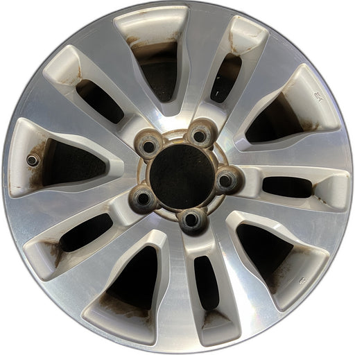 20" SEQUOIA 08-17 20x8, , 10 spoke, silver inlay Original OEM Wheel Rim - Front View
