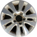 20" SEQUOIA 08-17 20x8 alloy 10 spoke silver inlay Original OEM Wheel Rim - Front View