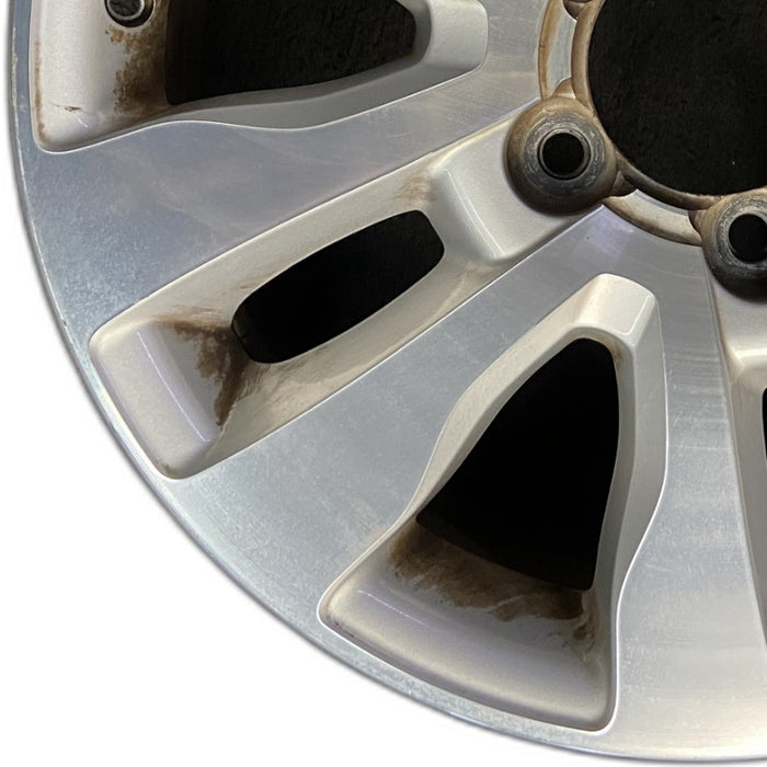 20" SEQUOIA 08-17 20x8 alloy 10 spoke silver inlay Original OEM Wheel Rim - Back View