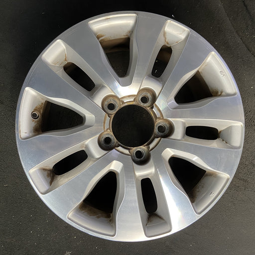 20" SEQUOIA 08-17 20x8, , 10 spoke, silver inlay Original OEM Wheel Rim - Angle View