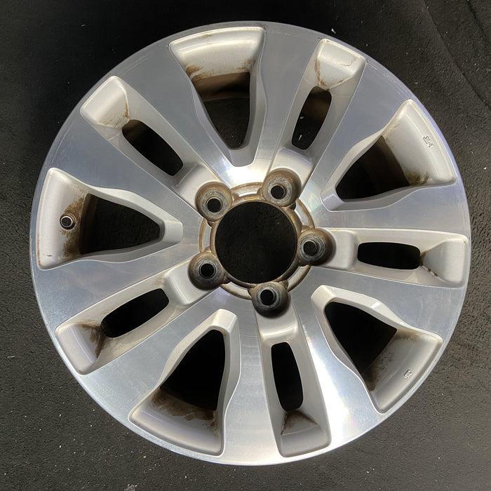 20" SEQUOIA 08-17 20x8, , 10 spoke, silver inlay Original OEM Wheel Rim - Angle View