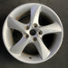 17" MAZDA 6 03-04 17x7 , 5 angled spokes Original OEM Wheel Rim - Angle View