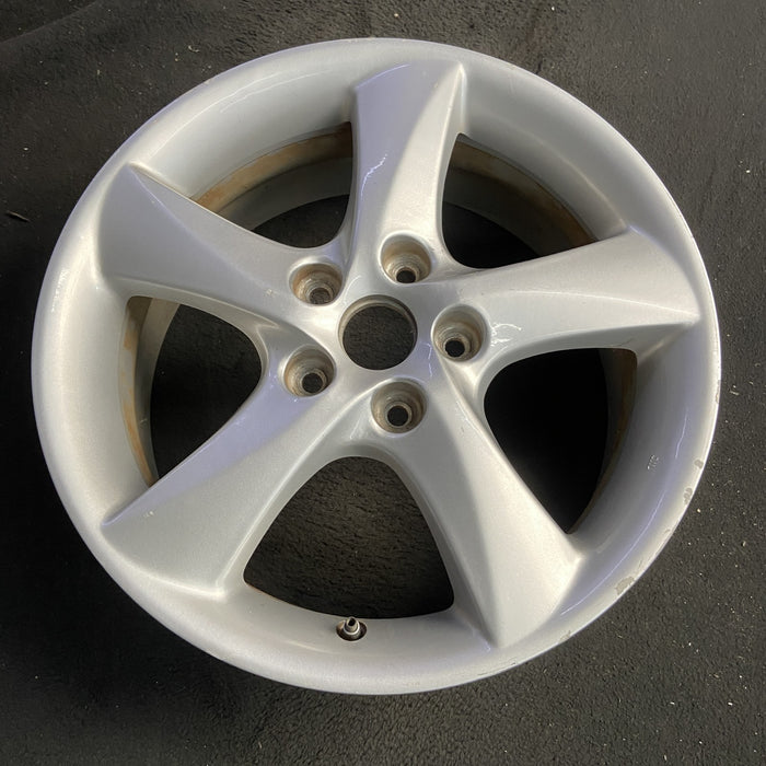 17" MAZDA 6 03-04 17x7 , 5 angled spokes Original OEM Wheel Rim - Side Profile
