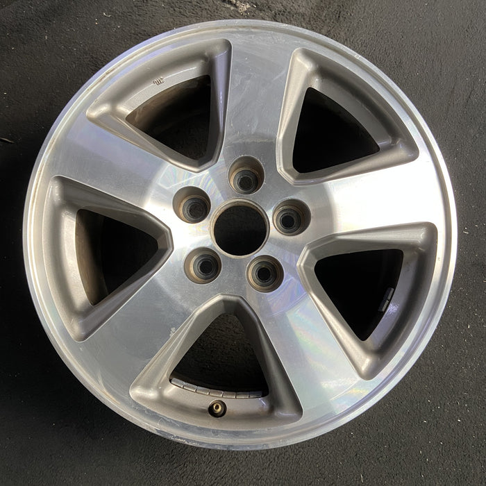 17" PILOT 09-11 17x7.5, alloy, 5 spoke Original OEM Wheel Rim - Angle View