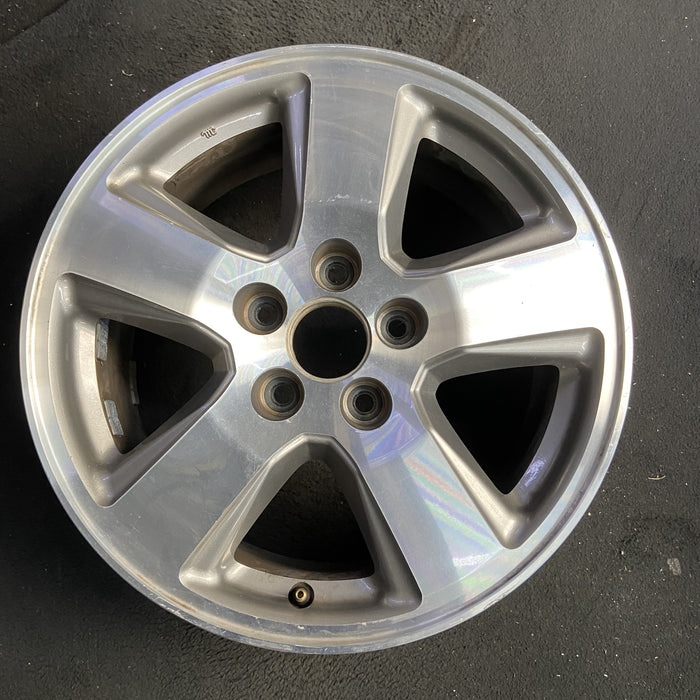 17" PILOT 09-11 17x7.5, alloy, 5 spoke Original OEM Wheel Rim - Angle View