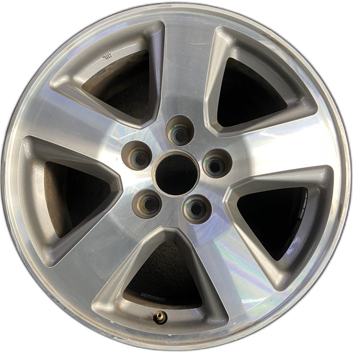 17" PILOT 09-11 17x7.5, alloy, 5 spoke Original OEM Wheel Rim - Front View