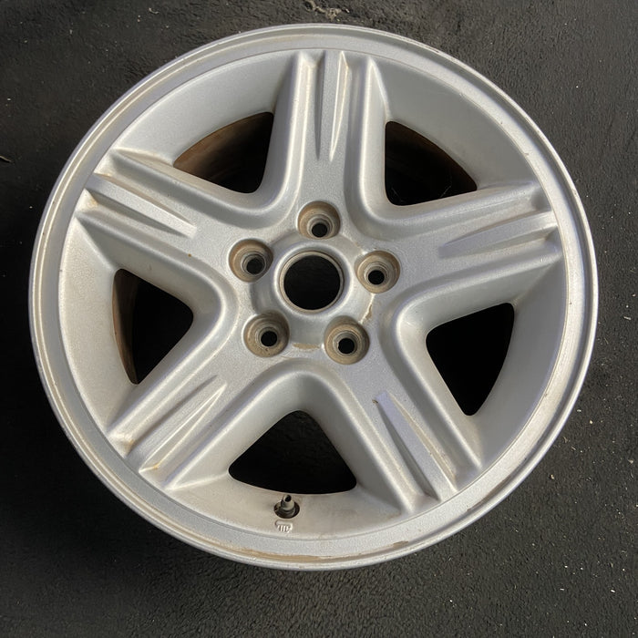 16" LIBERTY 04 16x7, aluminum, 5 spoke, wide spoke, raised edge of spoke - Side Profile