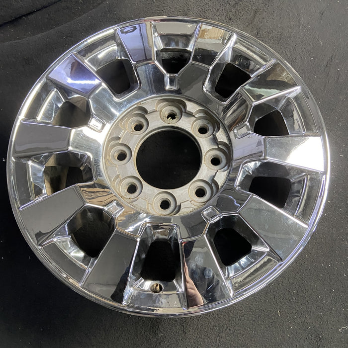 20" SIERRA 2500 PICKUP 17-18 20x8.5, 10 spoke, opt RQA Original OEM Wheel Rim - Side Profile