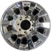 20" SIERRA 2500 PICKUP 17-18 20x8.5, 10 spoke, opt RQA Original OEM Wheel Rim - Front View