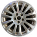 18" CTS 10 18x8.5 , 14 spoke, polished Original OEM Wheel Rim - Front View