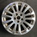 18" CTS 10 18x8.5 , 14 spoke, polished Original OEM Wheel Rim - Angle View