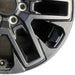 20" SEQUOIA 23-25 20x8 open spoke 6 spoke matte black Original OEM Wheel Rim - Close-Up Detail