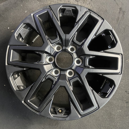 20" SEQUOIA 23-25 20x8, open spoke , matte black Original OEM Wheel Rim - Angle View