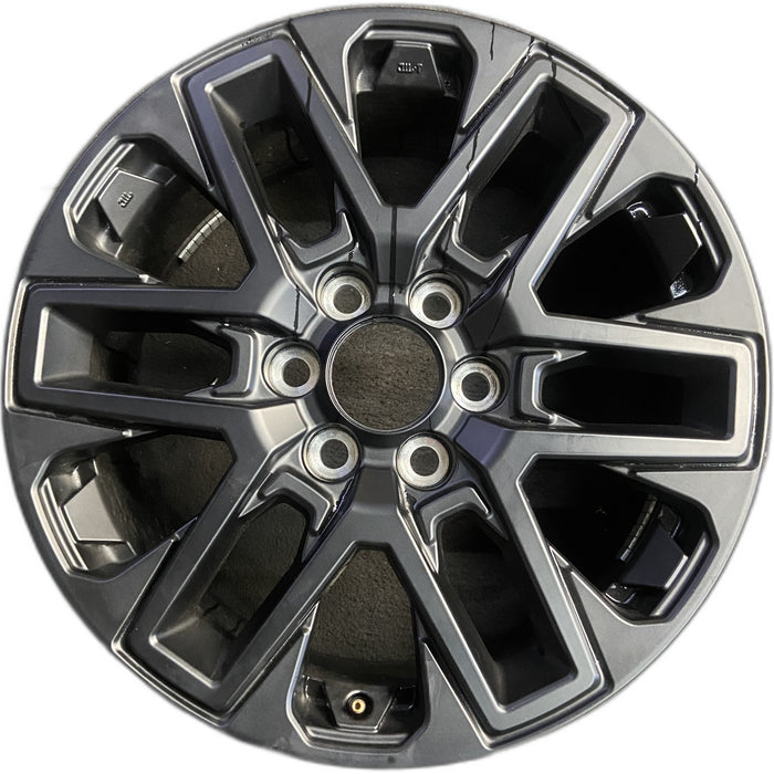 20" SEQUOIA 23-25 20x8, open spoke , matte black Original OEM Wheel Rim - Front View