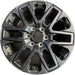 20" SEQUOIA 23-25 20x8, open spoke , matte black Original OEM Wheel Rim - Front View