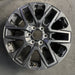 20" SEQUOIA 23-25 20x8, open spoke , matte black Original OEM Wheel Rim - Angle View