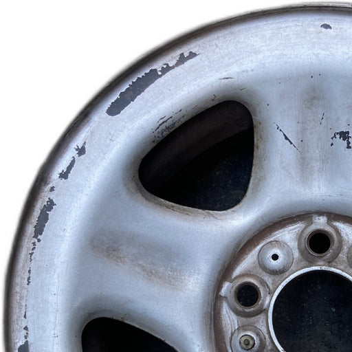 15" CHEROKEE 93-94 15x7 steel 5 spoke dimpled spokes Original OEM Wheel Rim - Angle View