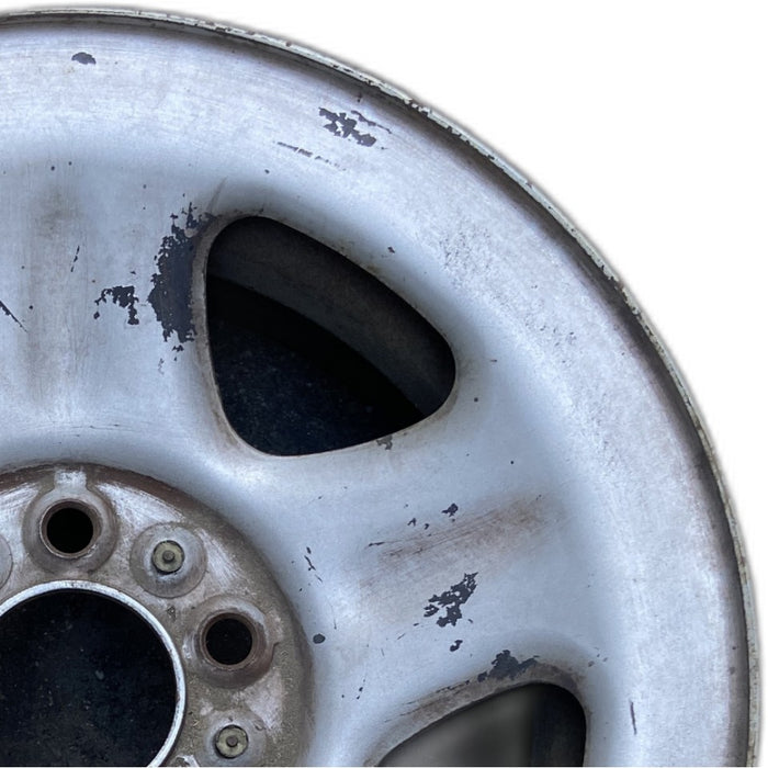 15" CHEROKEE 93-94 15x7 steel 5 spoke dimpled spokes Original OEM Wheel Rim - Side Profile