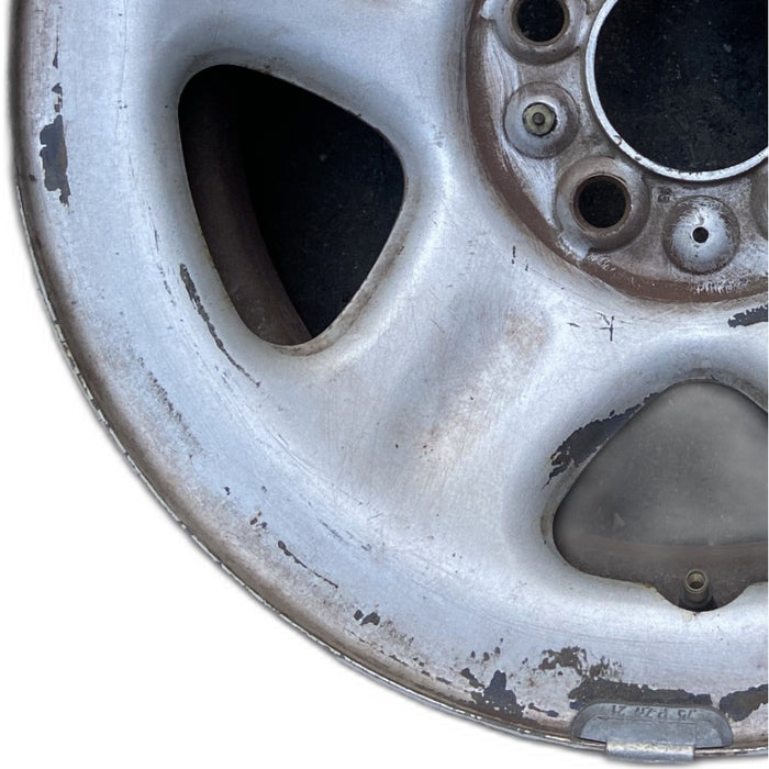 15" CHEROKEE 93-94 15x7 steel 5 spoke dimpled spokes Original OEM Wheel Rim - Back View