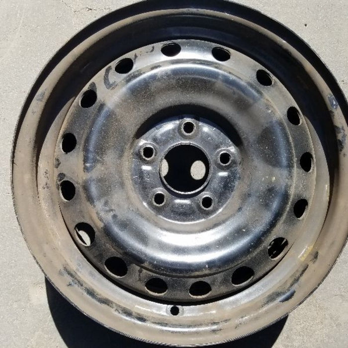 16" SONATA 11-13 16x6.5 steel Original OEM Wheel Rim - Front View