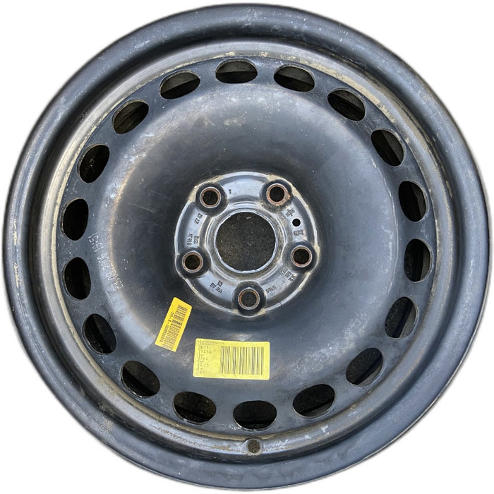 16" EOS 07-16 16x6.5 steel Original OEM Wheel Rim - Front View