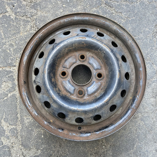 14" ACCORD 90-97 14x5, steel Original OEM Wheel Rim - Angle View