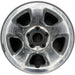 17" DODGE 1500 PICKUP 02-03 17x8, steel, , chrome clad Original OEM Wheel Rim - Front View