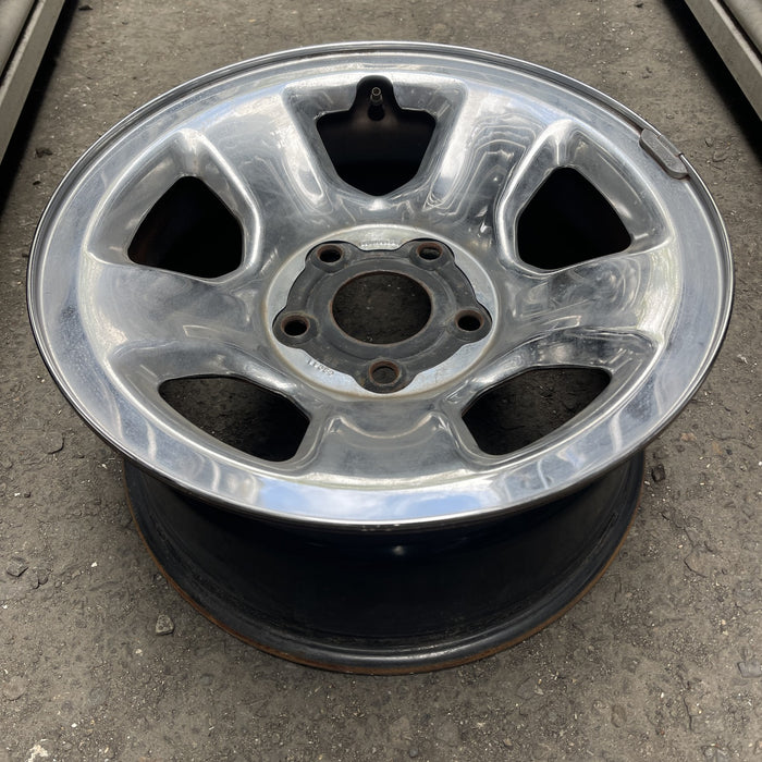 17" DODGE 1500 PICKUP 02-03 17x8, steel, , chrome clad Original OEM Wheel Rim - View 8