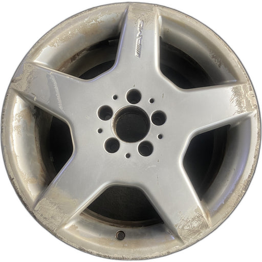 18" MERCEDES CL-CLASS 03-04 215 Type; CL500, 18x9 Original OEM Wheel Rim - Front View