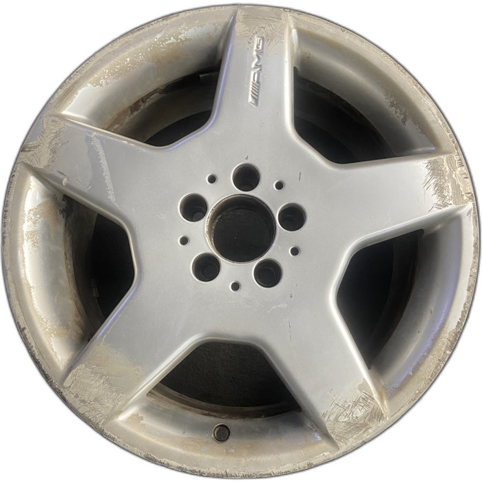 18" MERCEDES CL-CLASS 03-04 215 Type; CL500, 18x9 Original OEM Wheel Rim - Front View