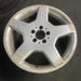 18" MERCEDES CL-CLASS 03-04 215 Type; CL500, 18x9 Original OEM Wheel Rim - Side Profile