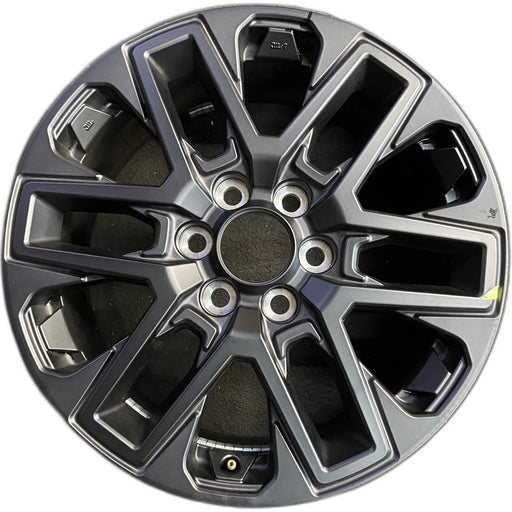 20" SEQUOIA 23-25 20x8, open spoke , matte black Original OEM Wheel Rim - Front View
