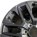 20" SEQUOIA 23-25 20x8 open spoke 6 spoke matte black Original OEM Wheel Rim - Angle View
