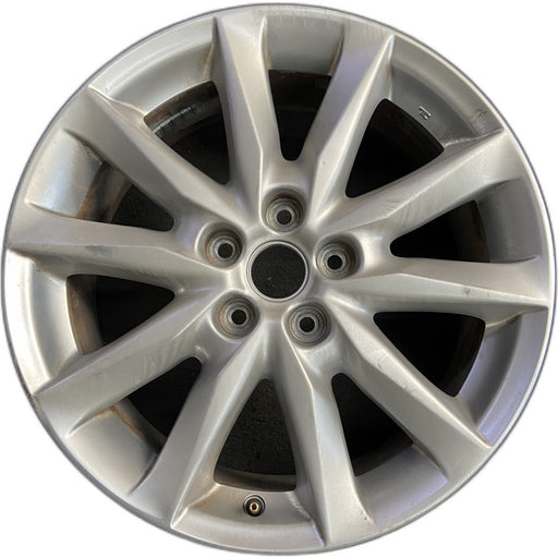 18" MAZDA 3 17-18 18x7 , bright silver Original OEM Wheel Rim - Front View
