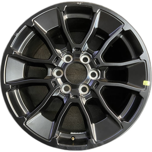 20" SEQUOIA 24-25 20x8.5, 6 Y spoke, black Original OEM Wheel Rim - Front View