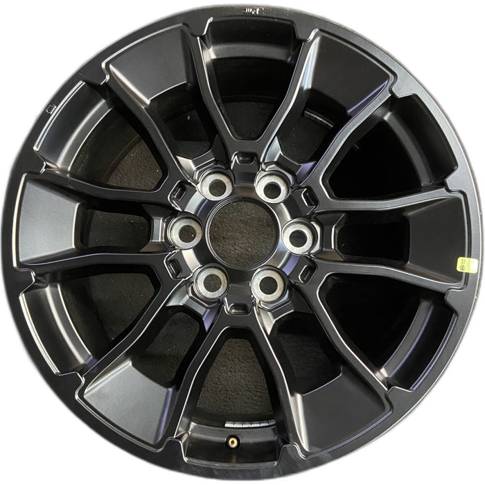 20" SEQUOIA 24-25 20x8.5, 6 Y spoke, black Original OEM Wheel Rim - Front View