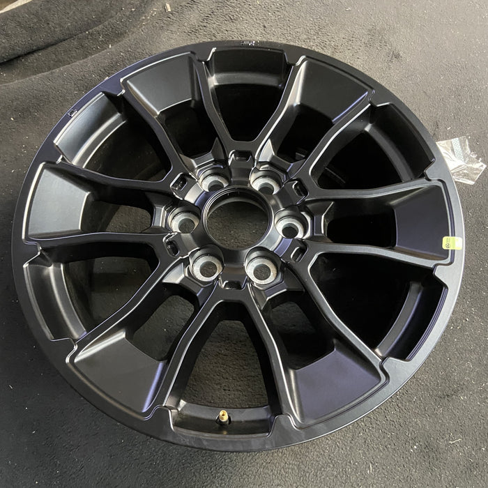 20" SEQUOIA 24-25 20x8.5, 6 Y spoke, black Original OEM Wheel Rim - Side Profile