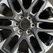 20" SEQUOIA 23-25 20x8 open spoke 6 spoke machined face with black pockets - Angle View